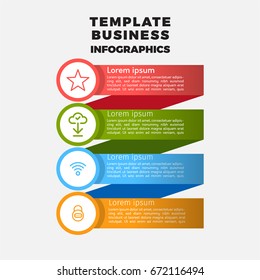 Infographic template, vector infographics can be used for workflow layout, diagram, number option. infographic illustration.infographic - stock vector