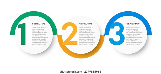 Infographic template vector timeline process 3 option