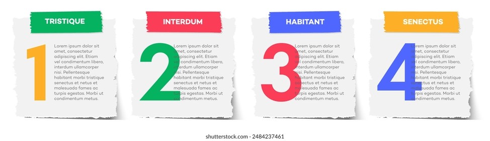 Infographic template vector timeline process 4 option