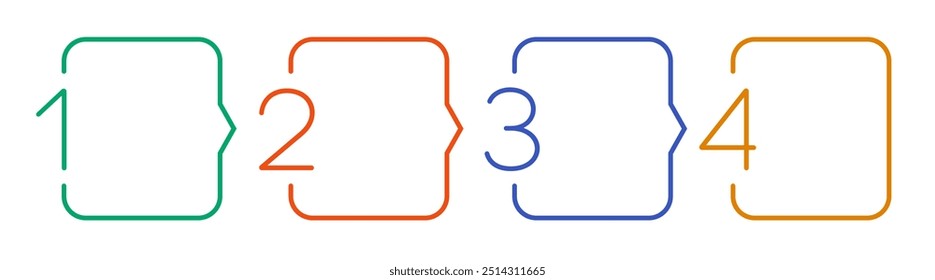 Infographic template vector timeline process 4 option