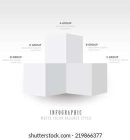 infographic template white color balance