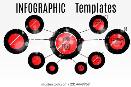 
Infographic template.Frame for presentation.Web design.