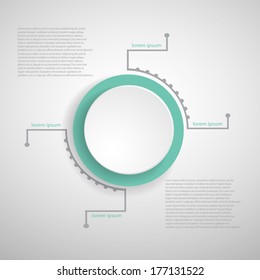 Infographic template.Minimal design.EPS 10 vector file.