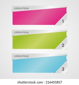 Infographic templates for Business banners vector