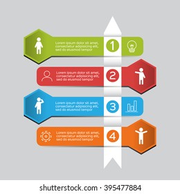 infographic Templates. Business concept with options, parts, steps or processes. 