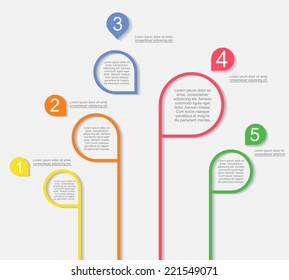 Infographic templates for business design. Vector illustration