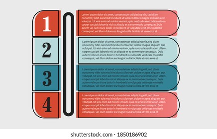 Infographic Templates for Business Simple Vector Illustration. EPS10