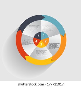 Infographic Templates for Business Vector Illustration