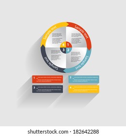 Infographic Templates for Business Vector Illustration