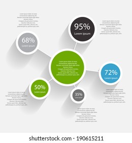 Infographic Templates for Business Vector Illustration