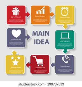 Infographic Templates for Business Vector Illustration. EPS10