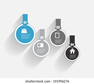 Infographic Templates for Business Vector Illustration