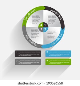 Infographic Templates for Business Vector Illustration