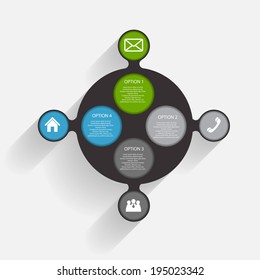 Infographic Templates for Business Vector Illustration
