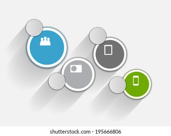 Infographic Templates for Business Vector Illustration