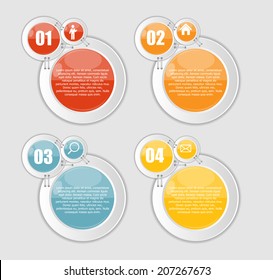 Infographic Templates for Business Vector Illustration. EPS10