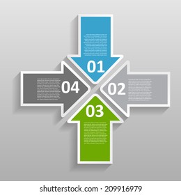 Infographic Templates for Business Vector Illustration. EPS10.