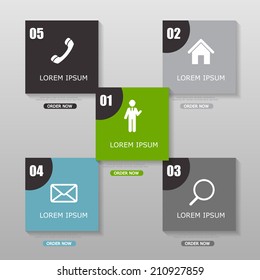 Infographic Templates for Business Vector Illustration. EPS10.