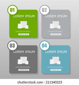 Infographic Templates for Business Vector Illustration. EPS10.