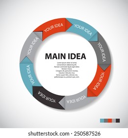 Infographic Templates for Business Vector Illustration. EPS10