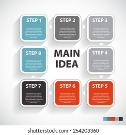 Infographic Templates for Business Vector Illustration. EPS10