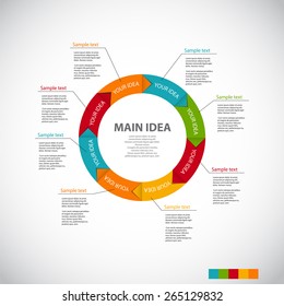 Infographic Templates for Business Vector Illustration. EPS10