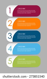 Infographic Templates for Business Vector Illustration. EPS10