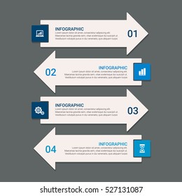 Infographic Templates for Business Vector Illustration. EPS10 Stock vector