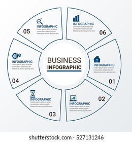 Infographic Templates for Business Vector Illustration. EPS10 Stock vector