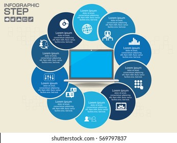 Infographic Templates for Business Vector Illustration.