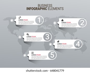 Infographic Templates in Paper Style