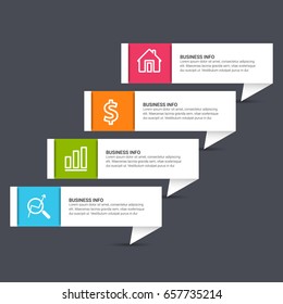 Infographic Templates in Paper Style
