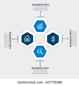 Infographic Templates in Paper Style