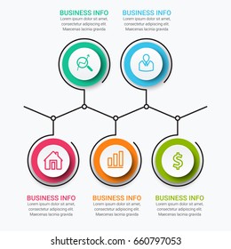 Infographic Templates in Paper Style
