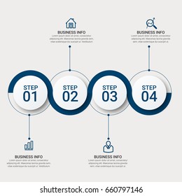 Infographic Templates in Paper Style