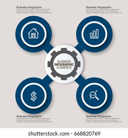 Infographic Templates in Paper Style