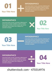 Infographic template,web design, background