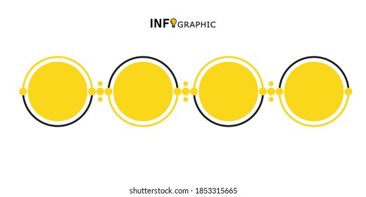 Infographic text block element can be used to present process, options, workflow or steps.