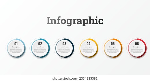 Infografik, die in jedem Schritt über den Workflow mit insgesamt 6 Themen berichtet.