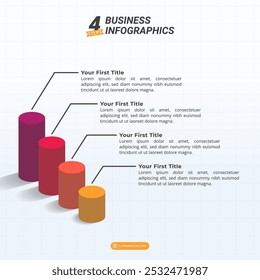 Cronograma infográfico com 4 opções em um layout de 16:9 para apresentações de negócios, gerenciamento e avaliação.