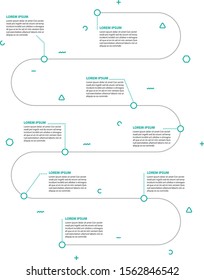 Infographic timeline information, presentation, template