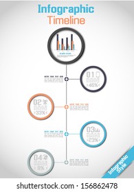 INFOGRAPHIC TIMELINE MODERN CONCEPT