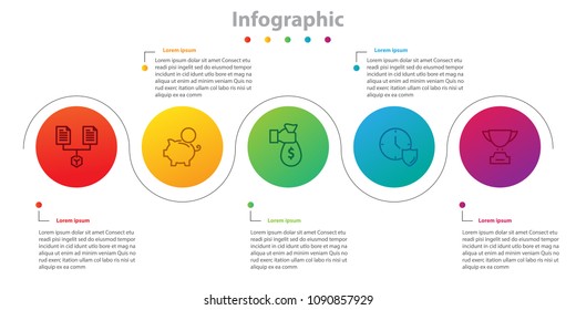infographic, timeline plan, information infographic