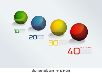 Infographic timeline report, template, chart, scheme. Vector.