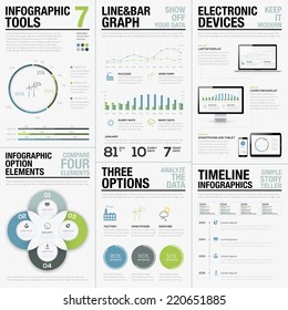 Infographic Tools 7 - Business Vector Elements for Infographics