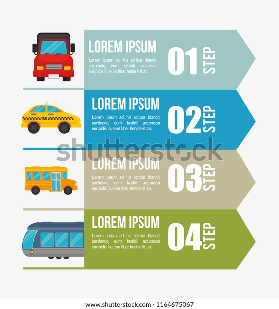 infographic transport cars\
design