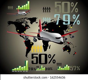 Infographic Travel Elements. Vector