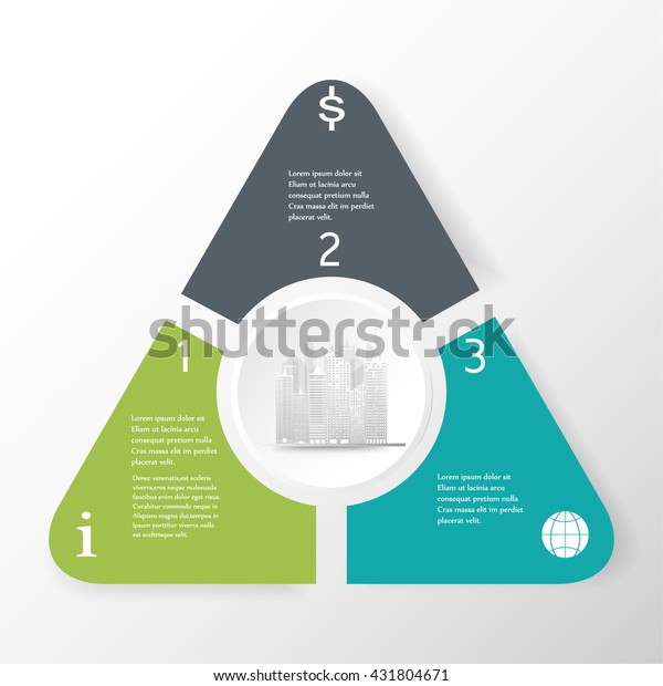 Infographic Triangle Schemepatternpresentationfact Sheetgraphic ...