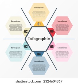 Infographic used for detailed reports of all 6 topics.