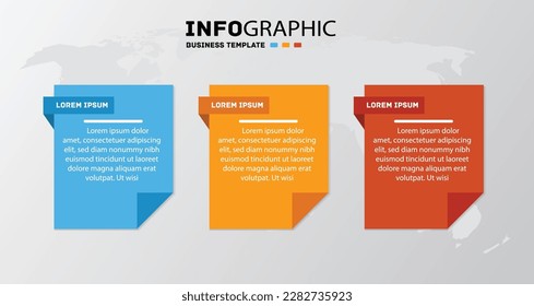 vectores de infografía Las formas de documento describen varios temas.